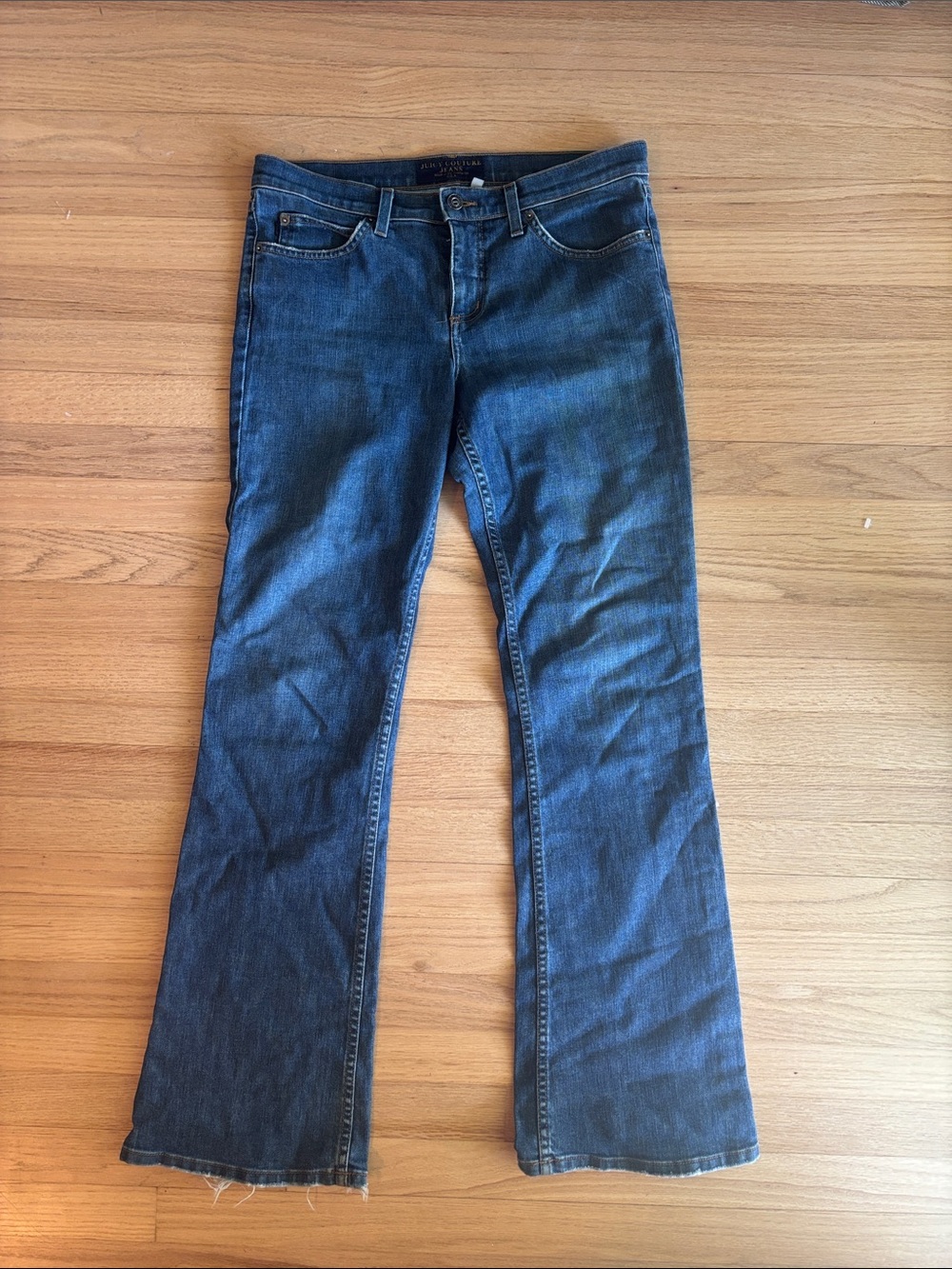 Juicy couture, low rise Dark denim Flare Jeans